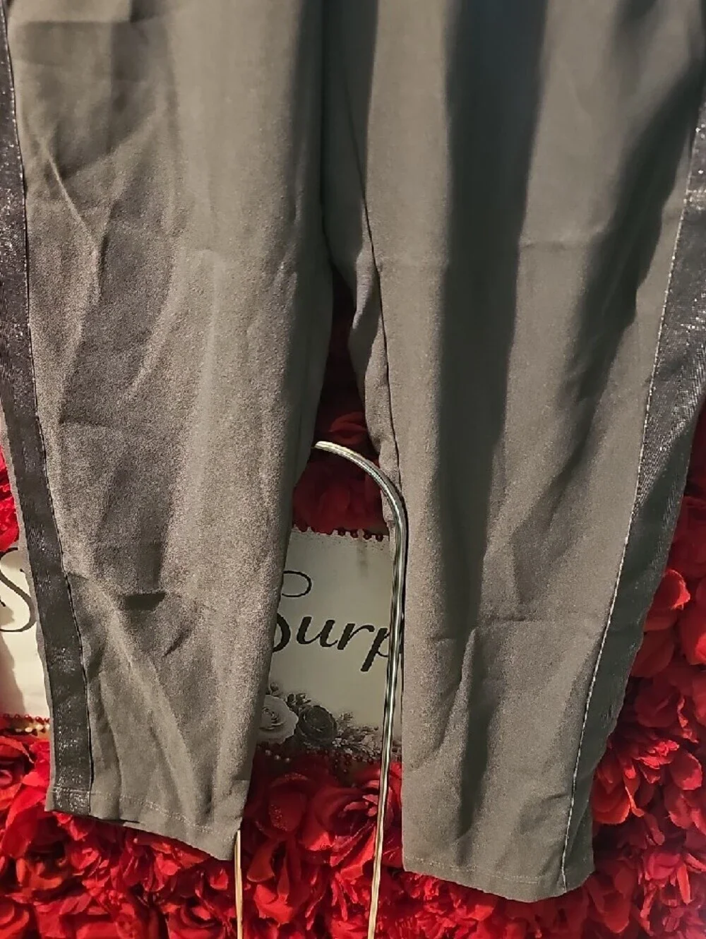 Justice NWT Girls Silver Gray Shimmery Dress Pants Size 12